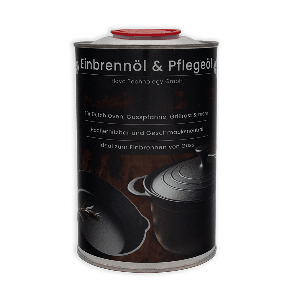 Einbrennöl / Pflegeöl für Gusseisen Dutch OVen